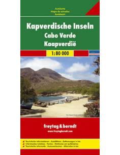 Cape Verde Islands - Zöld-foki szigetek térkép