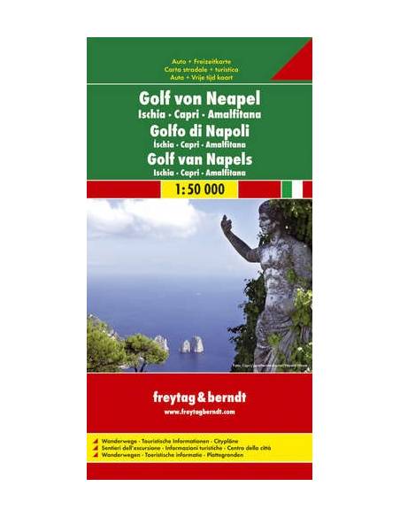Golfo di Napoli - Nápolyi-öböl  - Ischia - Capri - Amalfi térkép