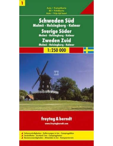 Sweden South 1.: Svédország -Dél 1: Malmö -...