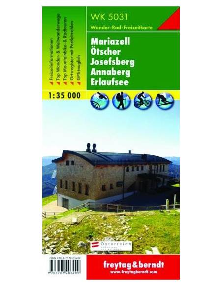 WK 5031 Mariazell - Ötscher - Josefsberg - Annaberg - Erlaufsee túratérkép