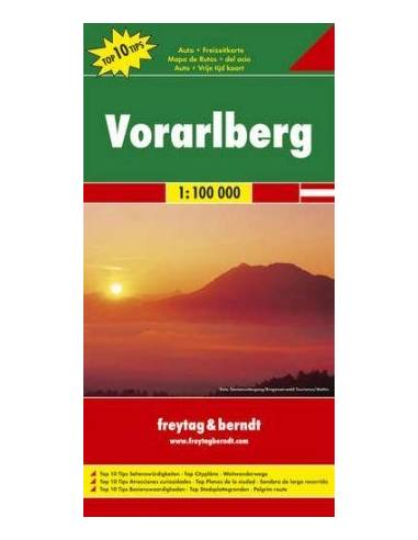 Vorarlberg térkép Top10
