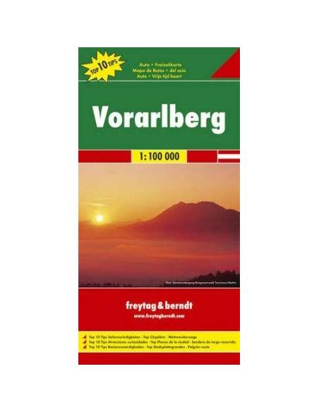 Vorarlberg térkép Top10