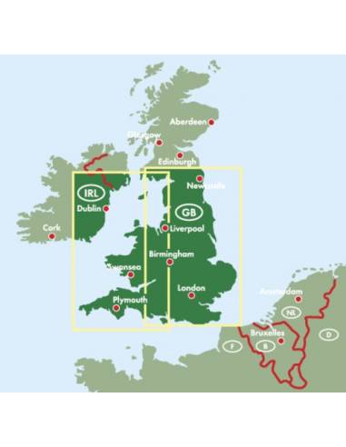 Anglia-Wales térkép