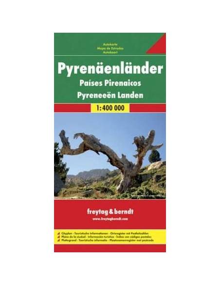 Pyrenean region - Pireneusi régió térkép