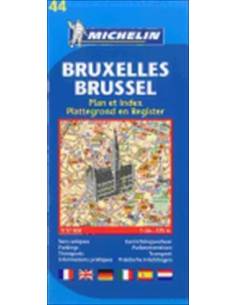 MN 44 Brüsszel térkép - Bruxelles