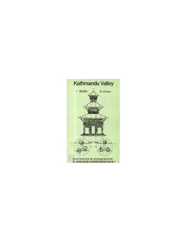 Kathmandu völgy térkép