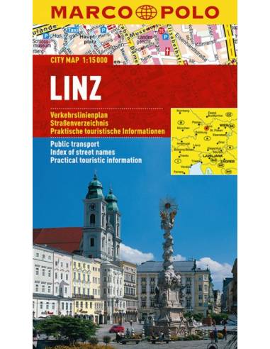Linz city map laminált - Marco Polo