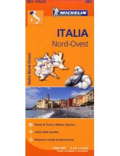 MN 561 Italy Northwest - Északnyugat-Olaszország térkép