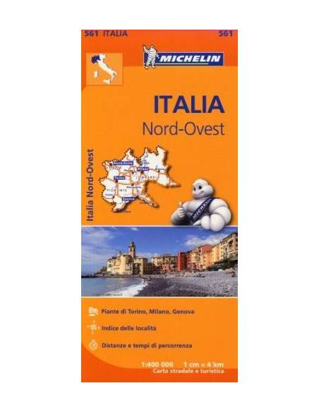 MN 561 Italy Northwest - Északnyugat-Olaszország térkép