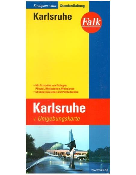 Karlsruhe és környéke Extra várostérkép