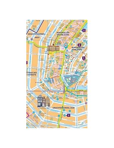 Amsterdam - Amszterdam belváros térkép 04