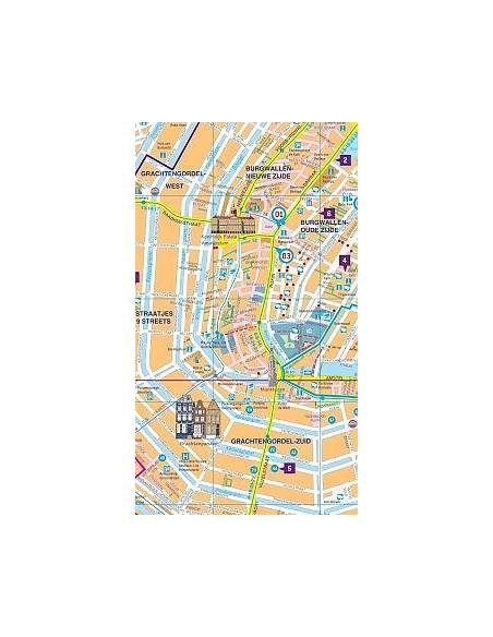 Amsterdam - Amszterdam belváros térkép 04