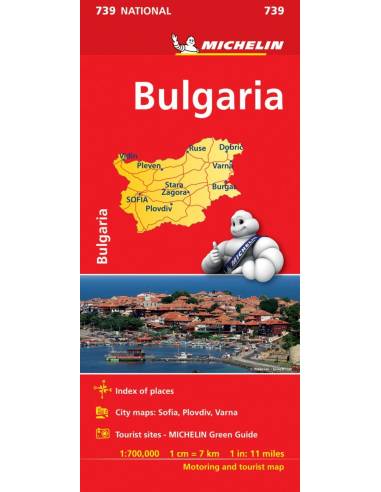 MN 739 Bulgária térkép