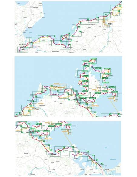Ostseeküsten-Radweg 2 - Balti-tenger kerékpáros atlasz