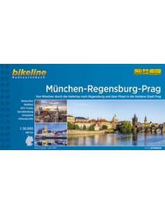 München-Regensburg-Prag kerékpáros atlasz