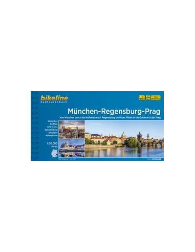 München-Regensburg-Prag kerékpáros atlasz