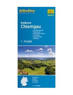 Chiemgau kerékpáros térkép