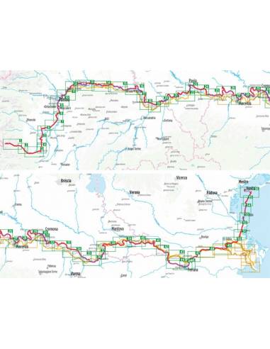 Po Radweg - Po kerékpáros atlasz - Milánótól a...