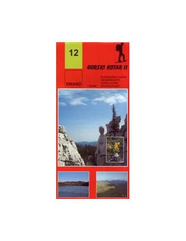 S 12 Gorski Kotar 2. turistatérkép
