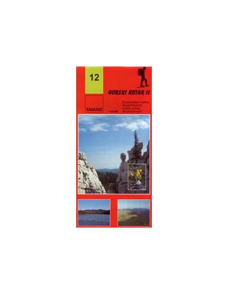 S 12 Gorski Kotar 2. turistatérkép