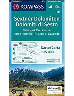 KK 625 Sextner Dolomitok - Drei Zinnen túra- és...