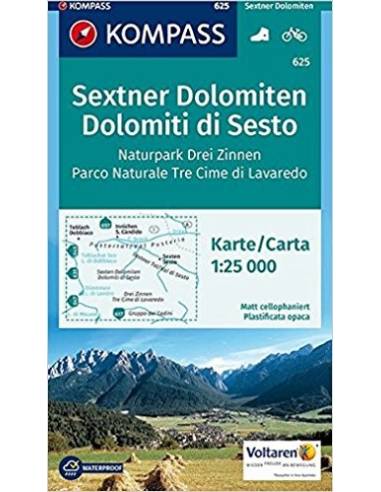 KK 625 Sextner Dolomitok - Drei Zinnen túra- és...