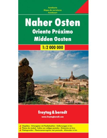 Naher Osten - Middle Est - Közel-Kelet térkép