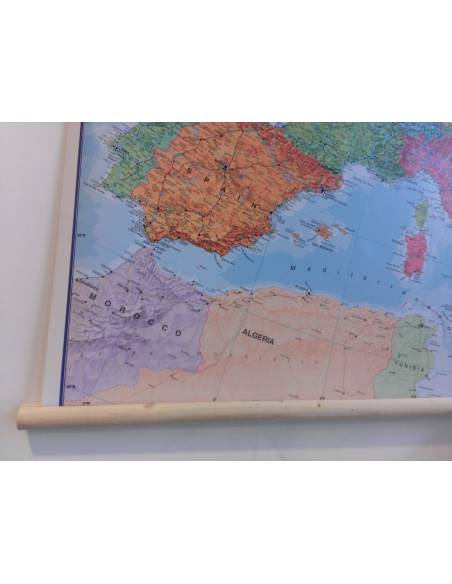 Európa politikai falitérkép - laminált 165x120 cm