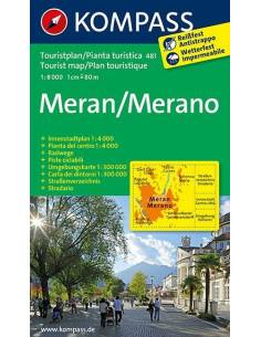 KK 481 Meran/Merano turistatérkép