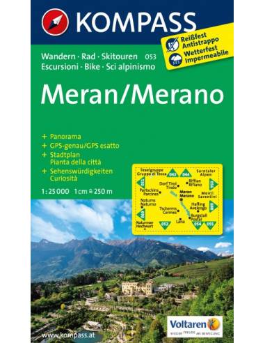 KK 053 Meran / Merano túra-, sí- és kerékpáros...