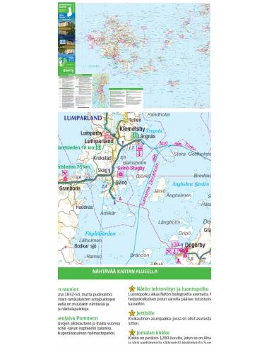 Ahvenanmaa - Åland turistatérkép