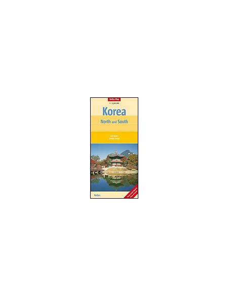 Korea (Észak és Dél) térkép - Korea - North and South