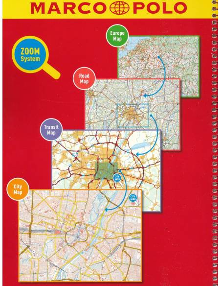 Deutschland Reiseatlas 2020/2021 MARCO POLO - Németország autóatlasz