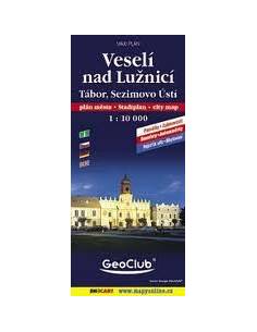 Tábor / Sezimovo Ústí / Veselí Nad Luznicí térkép