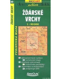 SC 49 Zdárské Vrchy túratérkép