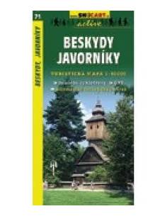 SC 71 Beskydy Javorníky térkép