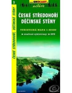 SC 3 Ceské Stredohorí, Decinské Steny túratérkép