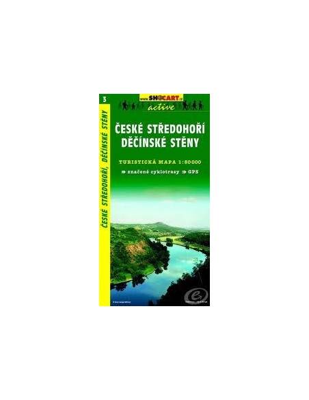 SC 3 Ceské Stredohorí, Decinské Steny túratérkép