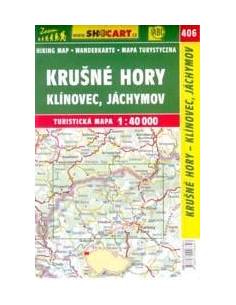 SC 406 Krusné Hory, Klinovec, Jachymov turistatérkép