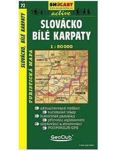 SC 72 Slovácko Bilé Karpaty térkép