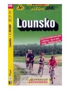SC 108 Lounsko kerékpáros térkép
