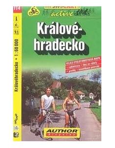 SC 114 Králové-Hradecko kerékpáros térkép