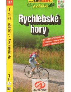 SC 117 Rychlebské Hory kerékpáros térkép