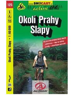 SC 125 Okolí Prahy / Slapy kerékpáros térkép