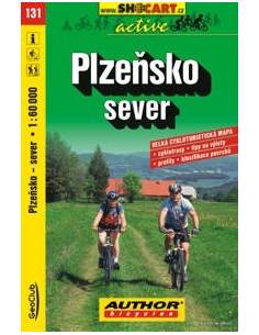 SC 131 Plzensko-Sever kerékpáros térkép