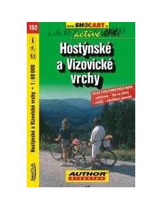 SC 152 Hostynské a Vizovické Vrchy kerékpáros térkép