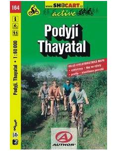 SC 164 Podyjí-Thayatal kerékpáros térkép