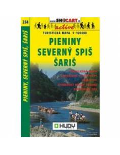 SC 234 Pieniny / Severny Spis / Saris térkép