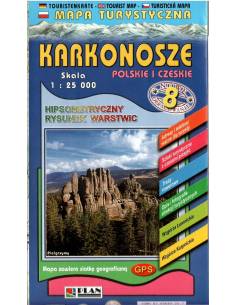 Karkonosze térkép (lengyel és cseh)