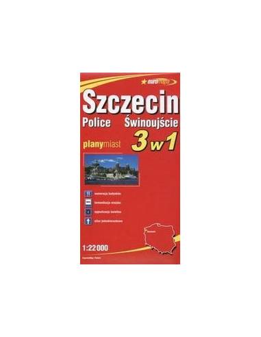 Szczecin, Police, Swinoujscie térkép